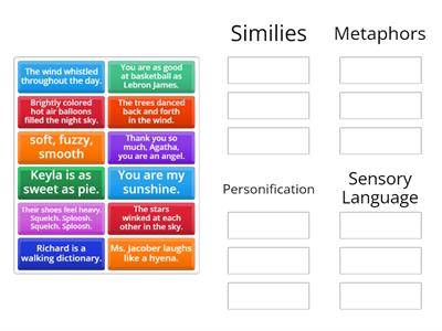 Sensory and Figurative Language 