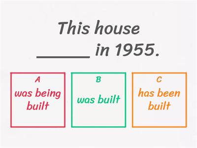 Passive Voice: all tenses + modal verbs