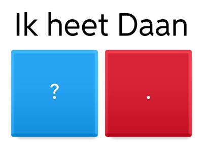 Lees & Schrijf B 1.3 vraagteken of punt