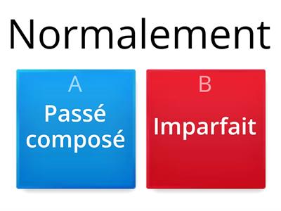 Passé composé Vs imparfait