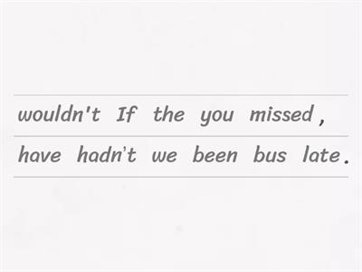 SECOND AND THIRD CONDITIONAL