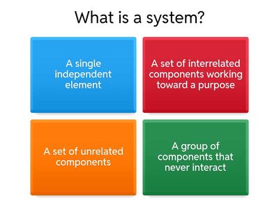 ICT400 - Topic 1 (Introduction to System Concept)
