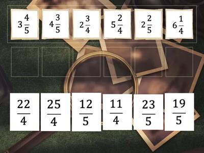 Improper Fractions and Mixed Numbers