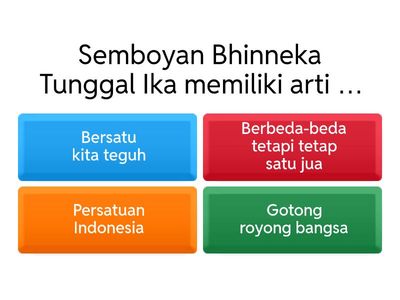 Bhineka tunggal Ika 5