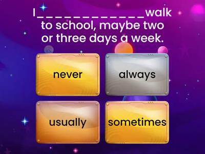 Adverbs of Frequency 