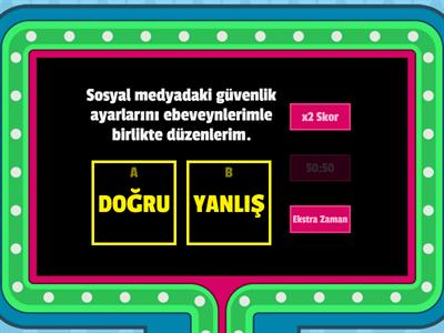 Güvenli teknoloji kullanımı-quiz