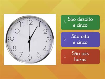 Que horas são?