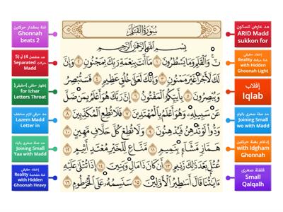 أحكام التجويد Rules Of Tajweed 