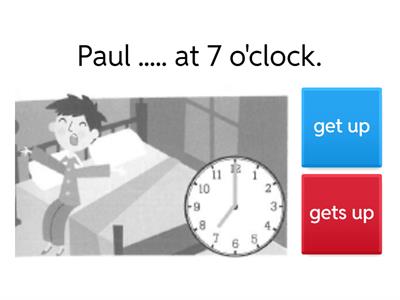 Daily routine -3rd person/3GD