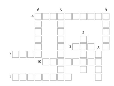 Focus 3 Unit 5.4 In the woods (Crossword)