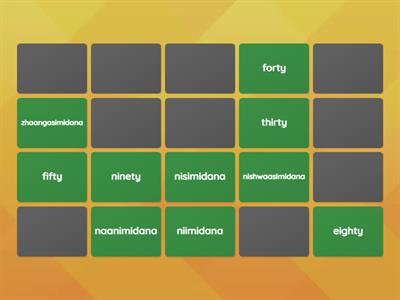 Ojibwe numbers 10-100