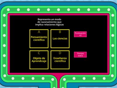 Saberes y Pensamiento Científico 