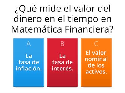 MATEMÁTICA FINANCIERA