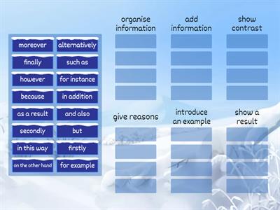 Linking words (opinion essays)