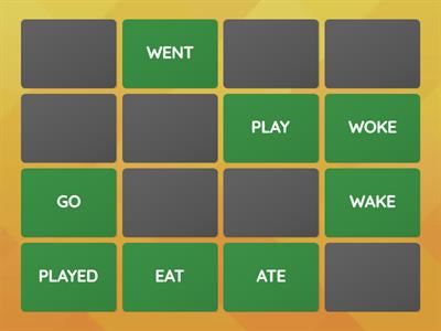 PAST SIMPLE  REGULAR AND IRREGULAR...