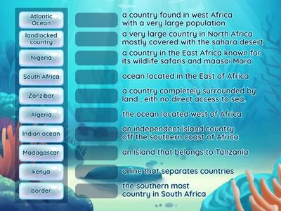 drag the word to its correct definition