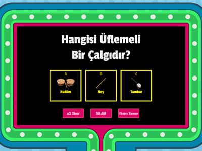 ÇALGI TÜRLERİNİ PEKİŞTİRİYORUM!