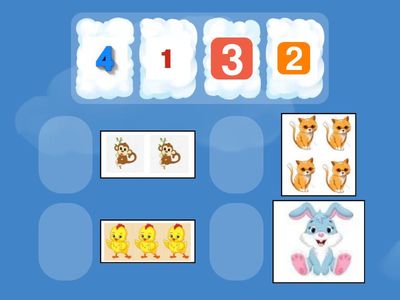 Nối đối tượng nhóm tương ứng với số lượng