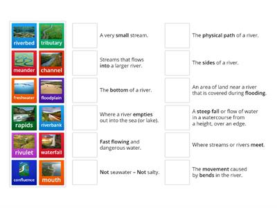 BSAK - Y4 - Rivers - Lesson 2 - Match the Definition