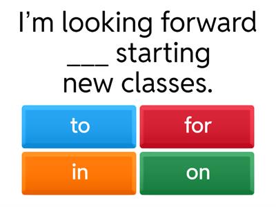 English Grammar: Prepositions and Infinitives