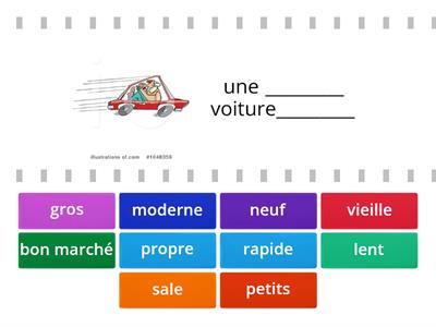 PLACE DES ADJECTIFS - AVANT OU APRÈS LE NOM