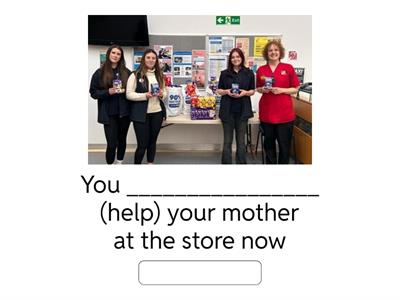 simple present vs present continuous writing