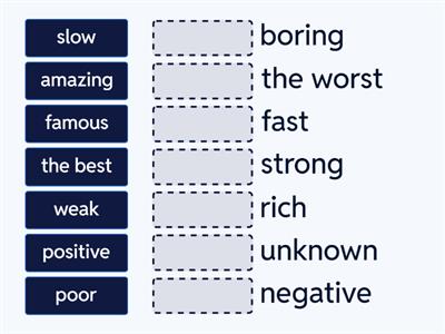 SpeakOut A1 - 7B - adjectives
