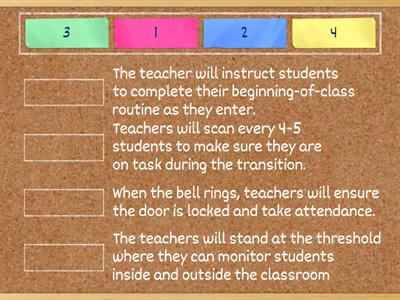Entering Class - Minute by Minute