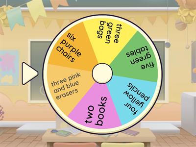 Classroom objects (wheel)