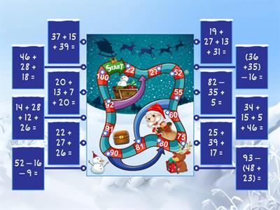 Зимна математика - 2 клас