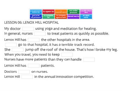 06 LENNOX HILL HOSPITAL WORDS IN CONTEXT