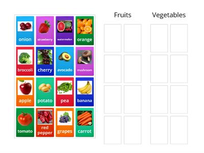 Fruits and Vegetables