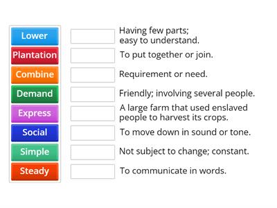 Unit 4 Vocabulary Language Live