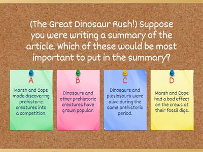 Quiz for the Achieve3000 Class!