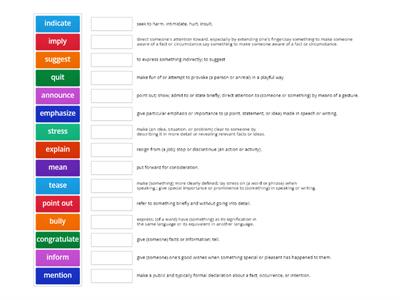 useful verbs and their definition (TOEFL JUNIOR) part 2