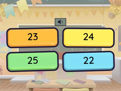 Number Recognition 20-29