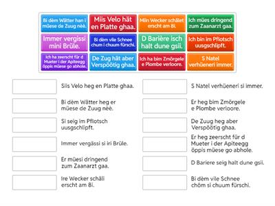 Konjunktiv I - Zuordnungsübung