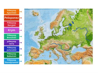  Półwyspy Europy