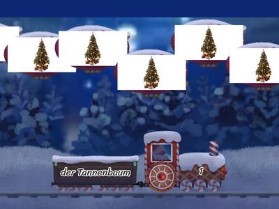 Tannenbaum schmücken 1. 