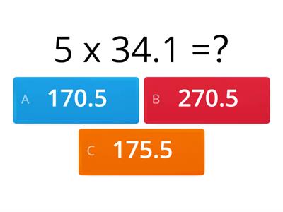 「小數與整數相乘」 