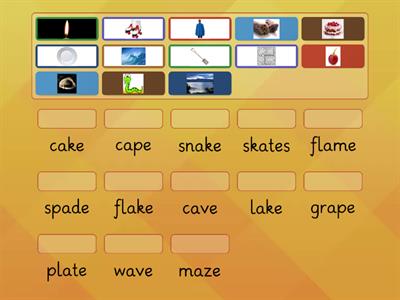 a-e split digraph words