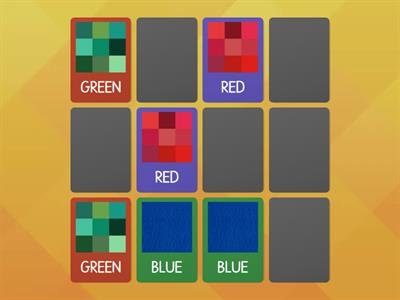 MEMORY GAME :COLOURS