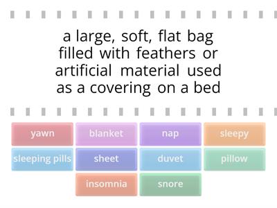UPI Unit 6: Sleep Vocabulary