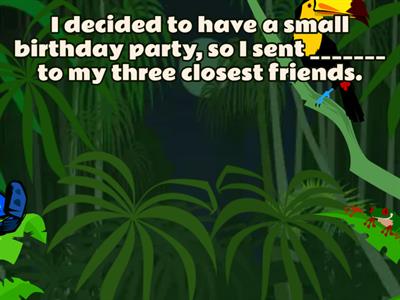 get Involved A2+ Test Grammar and vocab