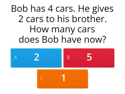 Addition & Subtraction Quiz 