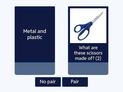 Materials Pair No Pair