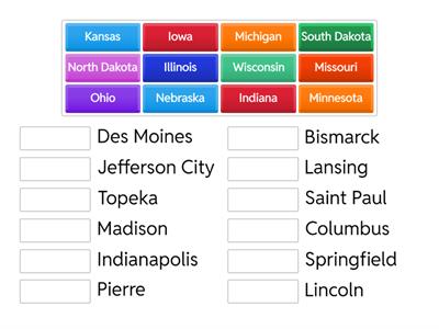 Midwest States & Capitals SS