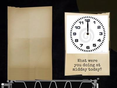 Past Continuous/Simple - speaking