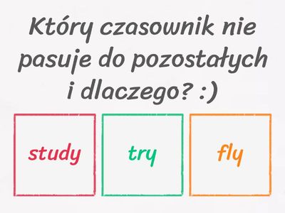 Past Simple: Odd-One-Out