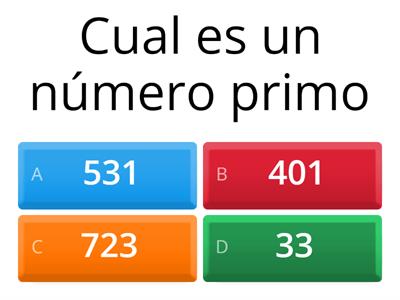 Números primos y Factorización 